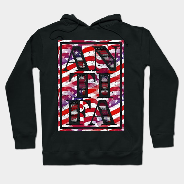 AntiFa Patriot Hoodie by Muzehack